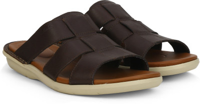 

Clarks Men Dark Brown Lea Sandals