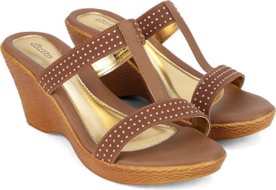 

Bata Women Light Brown Tan Wedges