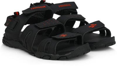 Provogue Men Black Red Sports Sandals