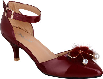 

SHERRIF SHOES Women Maroon Heels