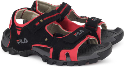 

Fila Men BLK/RD Sports Sandals