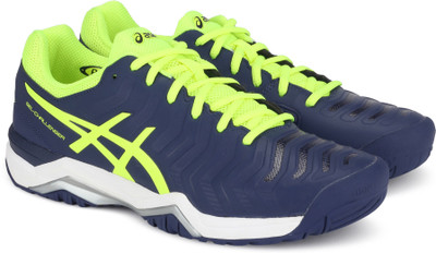 

Asics GEL-CHALLENGER 11 TENNIS For Men(Green, Navy, Midnight/flash y