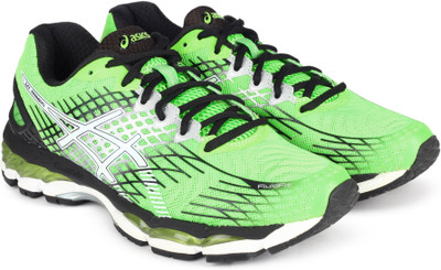 

Asics GEL-NIMBUS 17 RUNNING For Men(Green, # grn/wh/blk