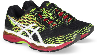

Asics GEL-NIMBUS 18 RUNNING For Men(Black, Green, Blk/snw/fry rd
