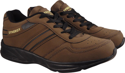 

Action Synergy Men's 7101 Brown Sports Running Shoes For Men(Brown, Black