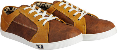 

FAUSTO Trendy Sneakers For Men(Brown