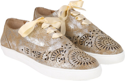 

Carlton London CLL-4109 Sneaker For Women(Beige, Silver, Nude