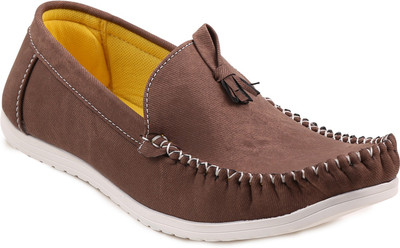 

Quarks Loafers For Men(Brown