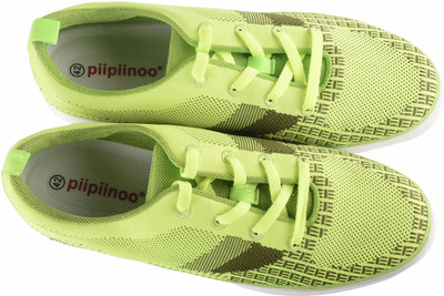 

PIIPIINOO Men's Fully Convertible Zipper Shoes (Electric Green Sport ) Casuals For Men(Green
