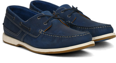 Clarks Fulmen Row Navy Leather Corporate Casuals For Men(Navy