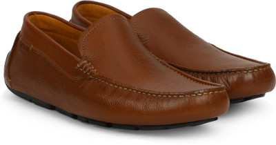 Clarks Davont Drive Tan Interest Lea Loafers For Men(Tan)
