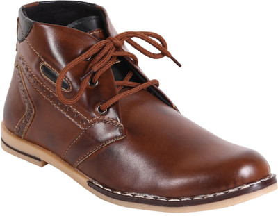 

Quarks Ankle Length Lifestyle Boots For Men(Tan)