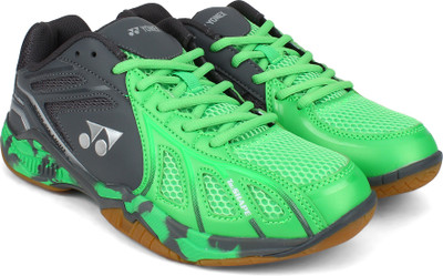 

Yonex SUPERACELT Badminton Shoes For Men(Green, Grey, Bright green dark grey