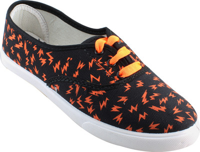 

Claptrap Casuals For Women(Black, Orange