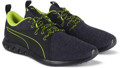 

Puma Carson 2 Terrain Running Shoes For Men(Black, Puma black-quiet shade-nrgy yellow