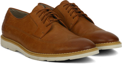 

Clarks Gambeson Style Tan Leather Outdoors For Men(Tan
