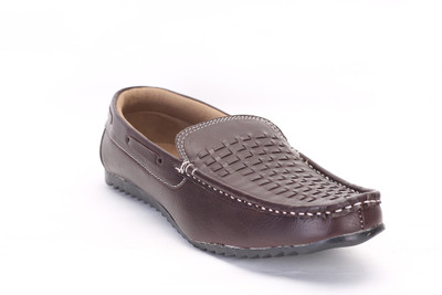 

Quarks Woven look Loafers For Men(Brown