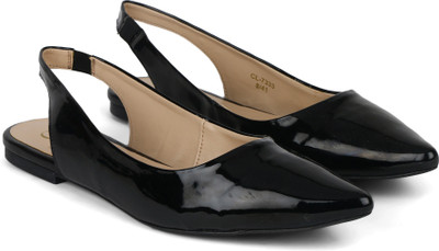

Carlton London CLL-4156 Ballerina For Women(Black, Blk ptnt