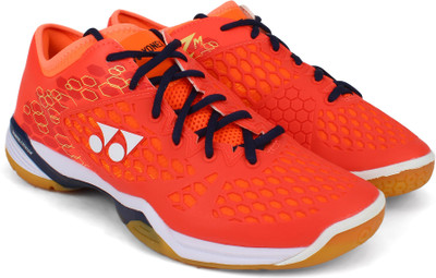 

Yonex SHB03ZMEX Badminton Shoes For Men(Red, Black, Coral red