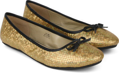

Bata CATLYN Bellies For Women(Gold