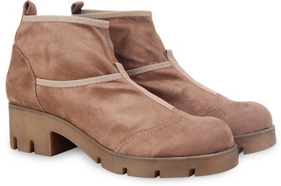 

Catwalk Boots For Women(Brown, Beige