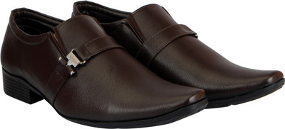 

FAUSTO Trendy Slip On For Men(Brown