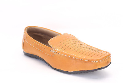 

Quarks Woven look Loafers For Men(Beige