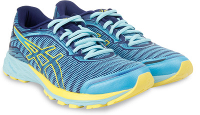

Asics DYNAFLYTE Running Shoes For Men(Blue, Aquarium/sun/indigo blue