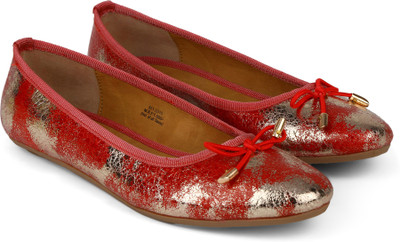 

Bata SANSA Bellies For Women(Red, Bronze