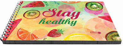 

Kids Gallore Stay Healthy Sketch Pad(Multicolor, 50 Sheets)