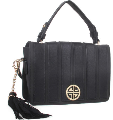 

Carlton London Women Casual Black Leatherette Sling Bag