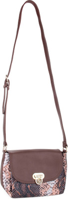 

Carlton London Women Casual Brown Leatherette Sling Bag
