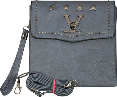 

TITLEE Women Casual Grey Nylon Sling Bag