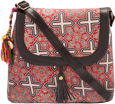 

Vivinkaa Women Casual Multicolor Cotton Sling Bag