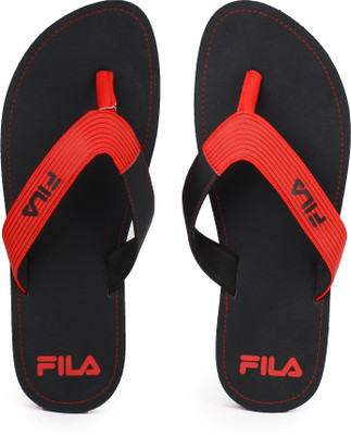 Fila SELECT FILA Flip Flops, Blk/rd