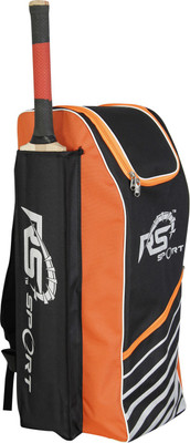 

RS SPORT Pro Lite Cricket Kit Bag(Orange, Kit Bag), Black;orange;silver