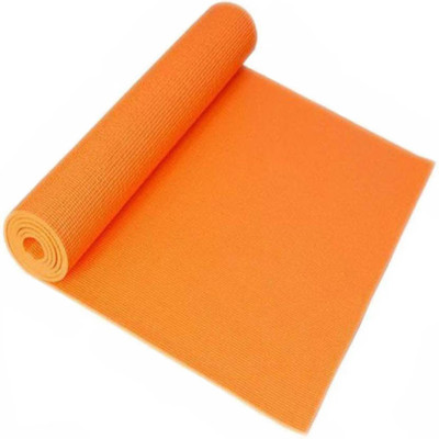 

Adi Trading Yoga Mat 6mm Thick Original, Size 61x173cm, Anti Slip Mat/Strap Orange 6 mm Yoga Mat