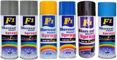 

F1 Multicolor Spray Paint 450 ml(Pack of 6)