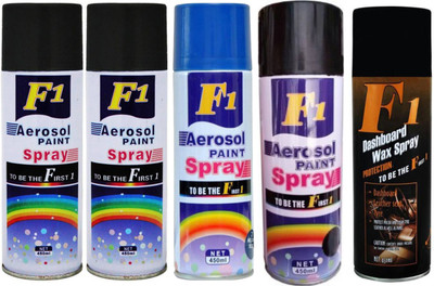 F1 MULTICOLOR Spray Paint 450 ml(Pack of 8)