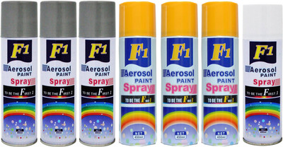 

F1 Multicolor Spray Paint 450 ml(Pack of 7)