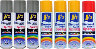 

F1 Multicolor Spray Paint 450 ml(Pack of 7)