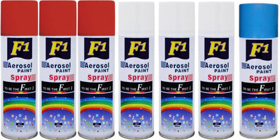 

F1 Multicolor Spray Paint 450 ml(Pack of 7)