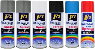 

F1 Multicolor Spray Paint 450 ml(Pack of 6)