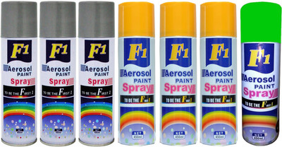 

F1 Multicolor Spray Paint 450 ml(Pack of 7)