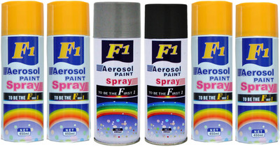 

F1 Multicolor Spray Paint 450 ml(Pack of 6)