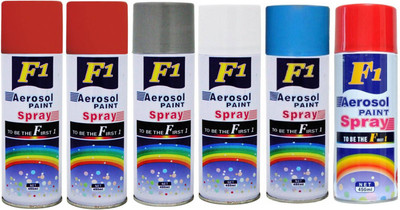 

F1 Multicolor Spray Paint 450 ml(Pack of 6)
