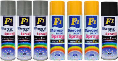 

F1 Multicolor Spray Paint 450 ml(Pack of 7)