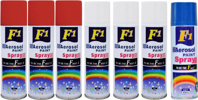 

F1 Multicolor Spray Paint 450 ml(Pack of 7)