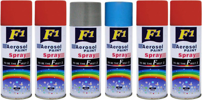 

F1 Multicolor Spray Paint 450 ml(Pack of 6)