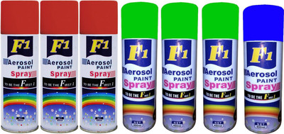

F1 Multicolor Spray Paint 450 ml(Pack of 7)